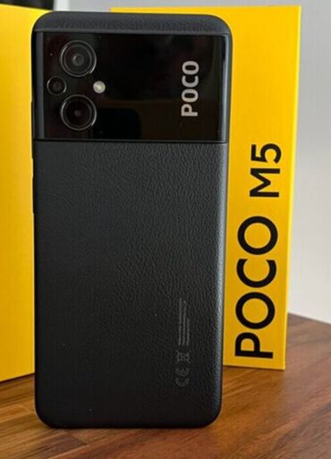 poco 3x: Poco M5, 128 GB, rəng - Qara, Zəmanət, Sensor, Face ID