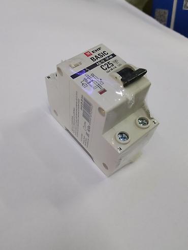 argb controller: Дифференциальный автомат EKF BASIC АД-12 1P+N, характеристика С, 25 А — 2