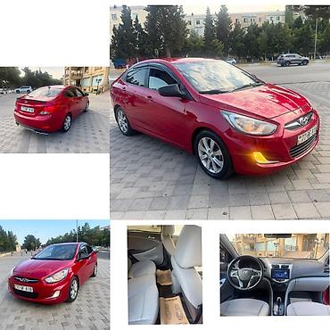hunday masin: Hyundai Aksent Qiymet 15500manat IL-2014 Mator-1.6 Probeq-199168km — 1