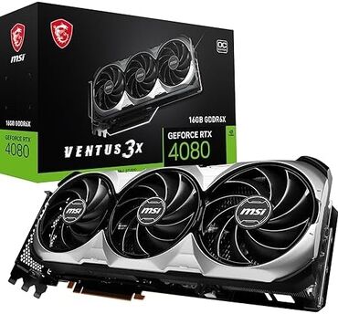 4080 бишкек: Видео карта, Жаңы, MSI, GeForce RTX, 16 GB, ПК үчүн