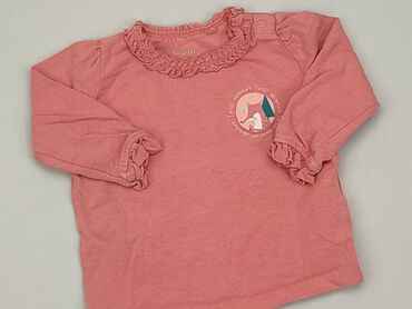 koszula z roza: Bluzka, Lupilu, 3-6 m, stan - Dobry