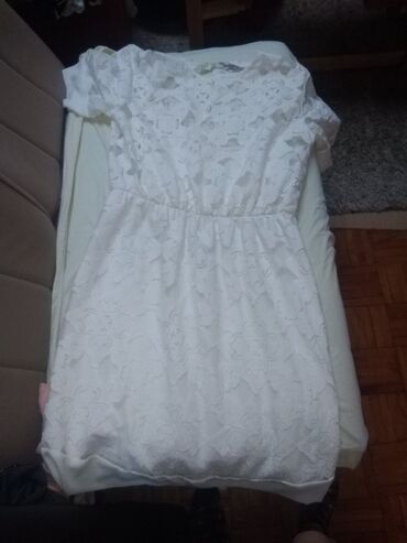 haljine rs: Color - White, Short sleeves