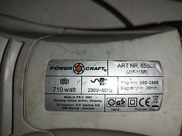 parkside za farbanje: Power Craft recipročna testera 710 W - Model: ART NR. 65303 — 4