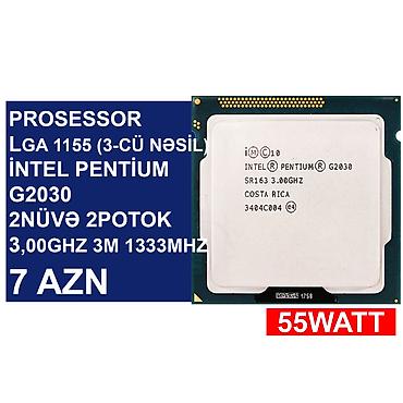 Prosessorlar: Prosessorlar “LGA 1155 socket (3cü nəsil)” ⭐LGA 1155 (3cü nəsil) İntel — 6