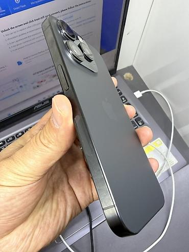 Apple iPhone: IPhone 15 Pro, Б/у, 128 ГБ, Черный, Защитное стекло, Чехол, 87 % at lalafo.kg — 2 Apple iPhone: IPhone 15 Pro, Б/у, 128 ГБ, Черный, Защитное стекло, Чехол, 87 % — 2