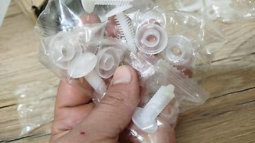 Boltlar: Plastik uşaq təhlükəsizlik boltları və tıxacları (İtələmə tipli) — 4