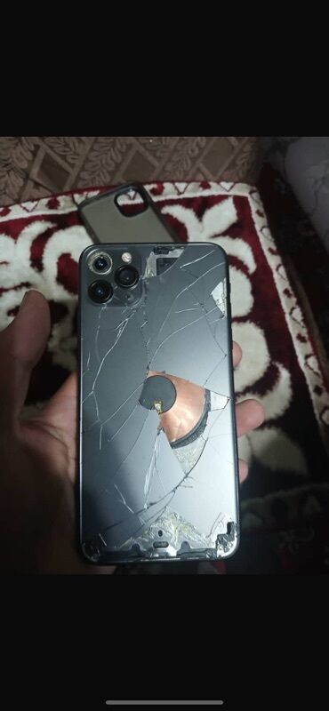 бу айфон 11 про макс: IPhone 11 Pro Max, Колдонулган, 256 ГБ, Space Gray, Каптама, 73 %