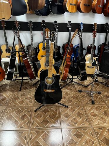 gitara elektron: Akustik gitara, 6 sim, Yeni, Pulsuz çatdırılma