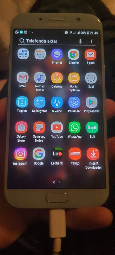 lg h818 g4 32 gb dual sim leather brown: Samsung Galaxy A7 2017, 32 GB, rəng - Mavi, Sensor, İki sim kartlı