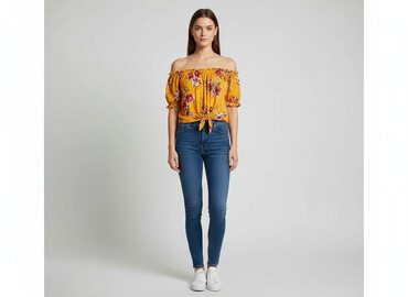 t shirty hm basic: H&M, Жіноча блуза, розмір M