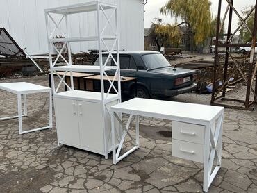 Комплекты офисной мебели: Комплект офисной мебели, Новый, Стол, Стул, Металл, Платная доставка, Самовывоз — 54