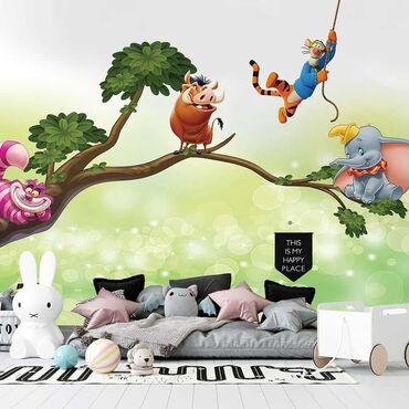 Tapete: Zidna tapeta sa motivima iz animiranog filma „Kralj Lavova“, idealna — 2