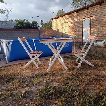 foldable table: Раскладной столик для дачи и не только из дерева, полностью выполнен — 3