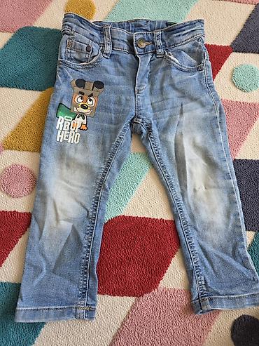 Cinslər və şalvarlar: Uşaq cins şalvarı – Benetton Jeans, 2Y (2 yaş) - Açıq mavi, yüngül — 1