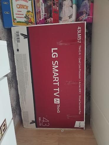 televizor 108: LG 43LM57 Smart TV – 43" (108 sm) ekran Xüsusiyyətlər: - LG Smart TV — 1