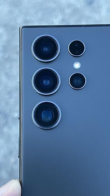 Samsung: Samsung Galaxy S24 Ultra, Б/у, 256 ГБ, цвет - Черный, 1 SIM, eSIM — 3