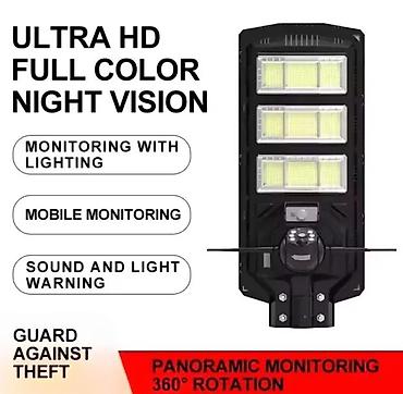 tv box android 14: Solarna LED ulična lampa sa Wi‑Fi kamerom i panoramskim nadzorom - — 2