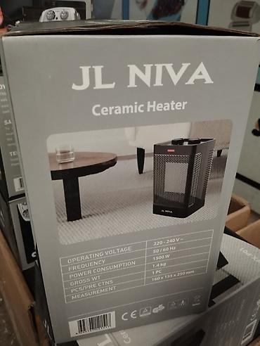 electron: JL NIVA Ceramic Heater (model YX-P01) - Güc: 1500 W - Gərginlik — 4
