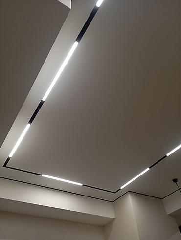 Трековые светильники и споты: Натяжные потолки, глянец, матовый, сатиновые, 3Dпотолки, световой — 2