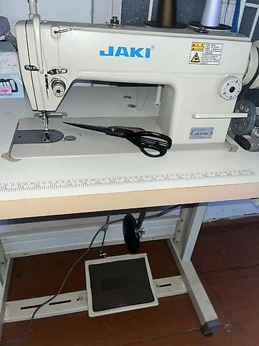 сигнализация на авто: JAKI sənaye tikiş maşını – düz tikiş (lockstitch) tipli, stol və ayaq — 1