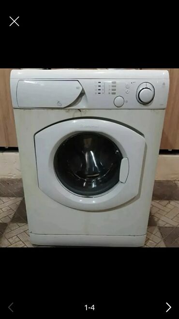 Стиральные машины: Стиральная машина Hotpoint Ariston, 6 кг, Требуется ремонт, Автомат, Есть сушка, Нет кредита