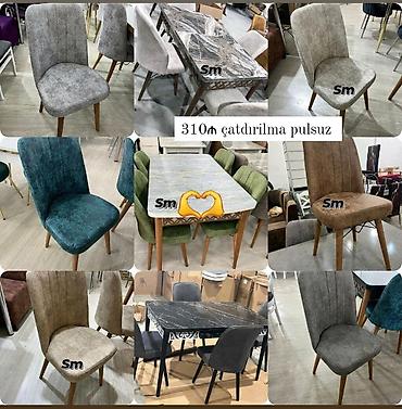 stul və stol: Masa ve oturacaq rəng seçimi var — 1