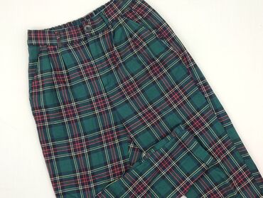 legginsy z futerkiem damskie: Bershka, Spodnie materiałowe damskie, rozmiar S