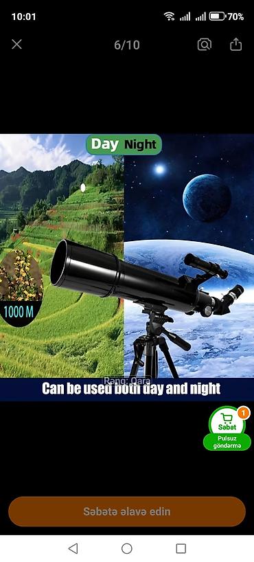 Спорт и отдых: Astronomik Teleskop Apertural 80mm Foks 600mm Zoom 24x-750x - Tripod — 5