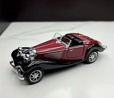 kabriolet: Kolleksiya üçün retro kabriolet model avtomobil - Uzunluq: 11.5 sm — 1
