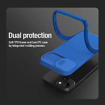 Maske i futrole za telefone: Futrola Nillkin Cam Shield Pro za iPhone 15 Pro (6.1) zelena. Uz brzu — 6