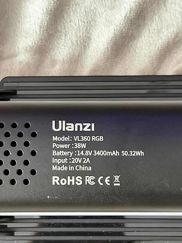 hovuz ucun aksesuarlar: Ulanzi VL360 RGB LED işıq çubuğu - Model: VL360 RGB - Güc: 38W - — 3