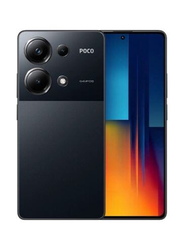 Poco: Poco M6 Pro 5G, 1 TB, rəng - Qara, Düyməli, Barmaq izi, Face ID