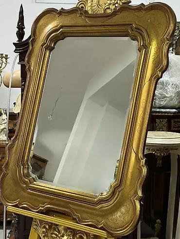 ugaona jysk: Stilsko ogledalo 91 x 74cm Dobro stanje Licno preuzimanje ili prevoz — 3