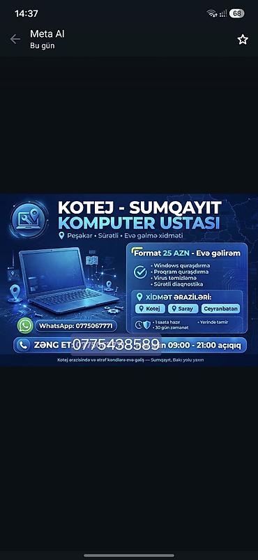 printer baku electronics: 💻Notebook 🖥️komputer Farmati windows 7 8.1 10.11 Silinmis Faylari💻📲 — 6
