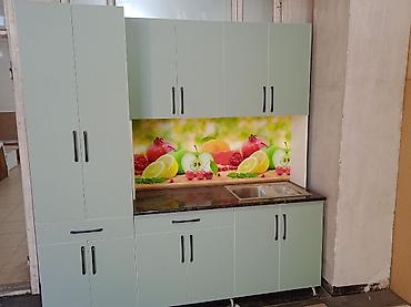 Кухонные гарнитуры: Кухонные гарнитуры с мойкой и верхними шкафами - Комплект прямой — 9