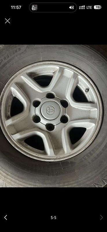 4x114 3: Литые диски Toyota, оригинальные - Диаметр: ориентировочно R16 — 2