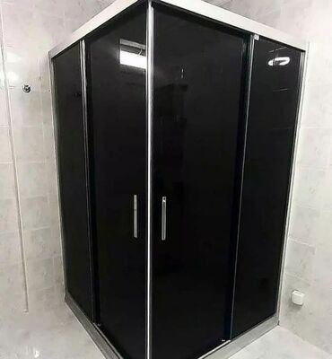 Duş kabinaları, arakəsmələr: 6mm 8mm 10mm sade mat dekorlu şüşələrdən hazirlanan duskabinlərin — 13