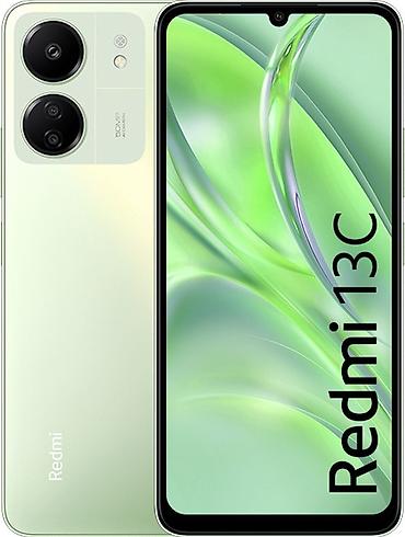 Redmi, Redmi 13C, Б/у, 128 ГБ, цвет - Зеленый, 2 SIM
