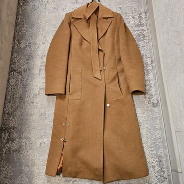 пальто мужкое: Пальто, Осень-весна, Длинная модель, С поясом, 2XL (EU 44), 3XL (EU 46)