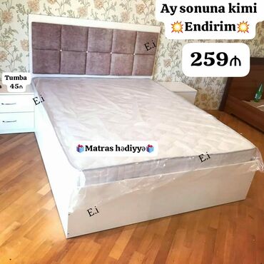 çarpayı başlığı: *Taxt . İki nəfərlik Çarpayı- 259AZN💥* *Ay Sonuna kimi 💥ENDİRİM💥*