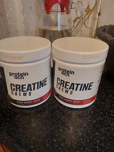 idman qanteli: Məhsul: Protein OCN Creatine Chews – Dark Berry Rush dadı Təsvir: - — 1