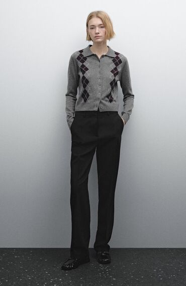 Sviterlər: Şalvar, Massimo Dutti, XS (EU 34), S (EU 36), rəng - Boz