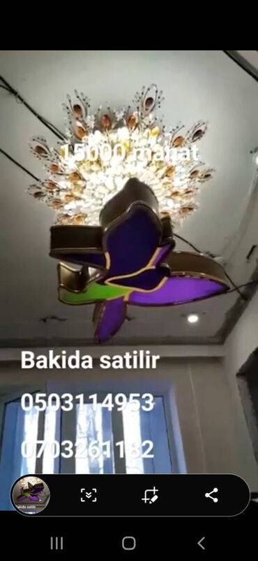 çilçıraqların qiyməti: Çılçıraq, 10 və daha çox lampa, Xrustal