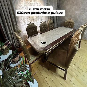 Divan və masa dəstləri: Yeni, Masa və oturacaqlar, Kredit yoxdur, Azərbaycan — 5