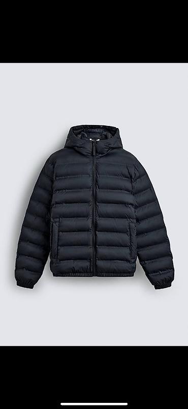 Мужская куртка, M, Zara, Новый, цвет - Синий, Самовывоз, Платная доставка