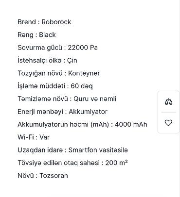 švabra: Roborock F25 Ultra – buxarlı və isti su ilə döşəmə təmizləmə mop-u — 8