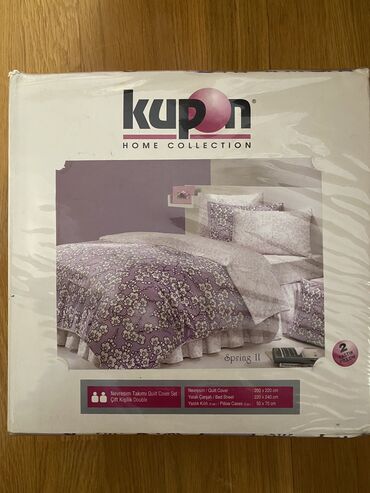 i̇ki nəfərlik yataq: Kupon Home Collection SPRING II iki nəfərlik yataq dəsti Mələfə