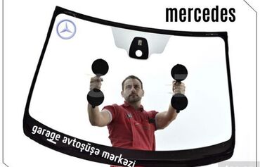 Yan və salon güzgüləri: Mercedes üçün ön şüşə və quraşdırma xidməti - Marka: Mercedes - Növ