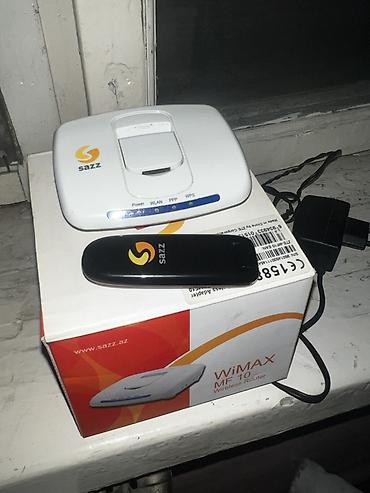 Sazz WiMAX MF10 simsiz router + Sazz USB modem dəsti Xüsusiyyətlər: -