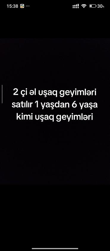 Другие детские вещи: Uşaq geyimləri satılır 3 yaşdan 8 yaşa kimi qiymət 5 AZN 10 AZN dək — 1